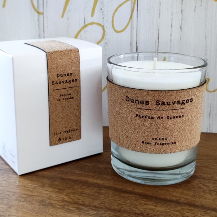 Bougie Parfumé cire 100 % végétale Dunes sauvages