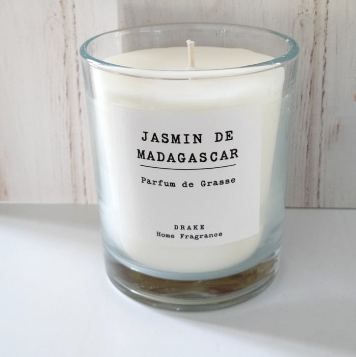 Bougie parfumée Cire100% Végétal Jasmin de Madagascar