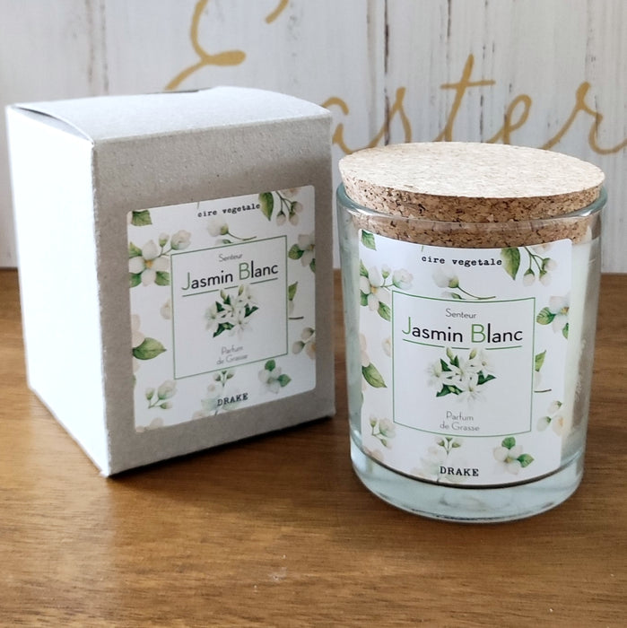 Bougie Botanic Parfumée Cire 100% végétale Jasmin blanc