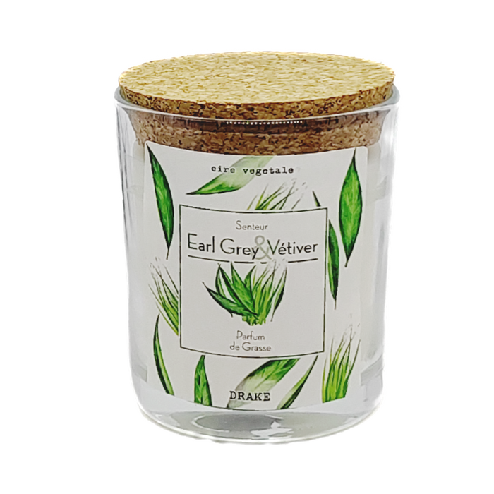 Bougie Botanic cire100 % Végétale Grey Vétiver