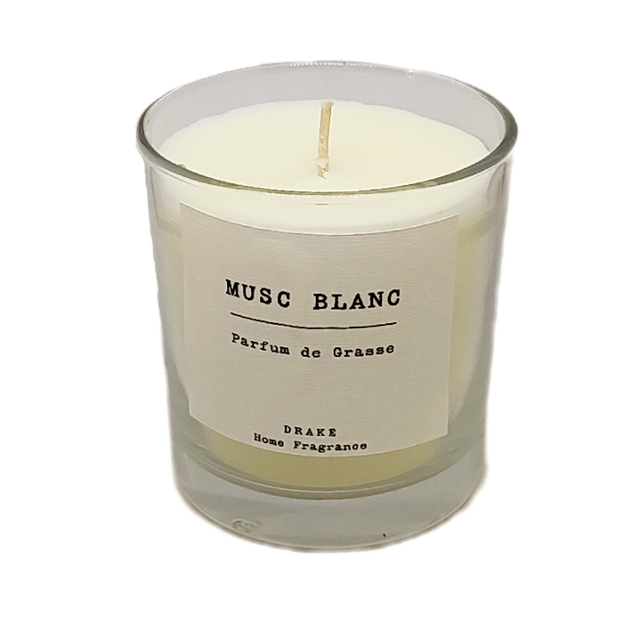 Bougie Parfumée Cire 100% Végétale Musc blanc