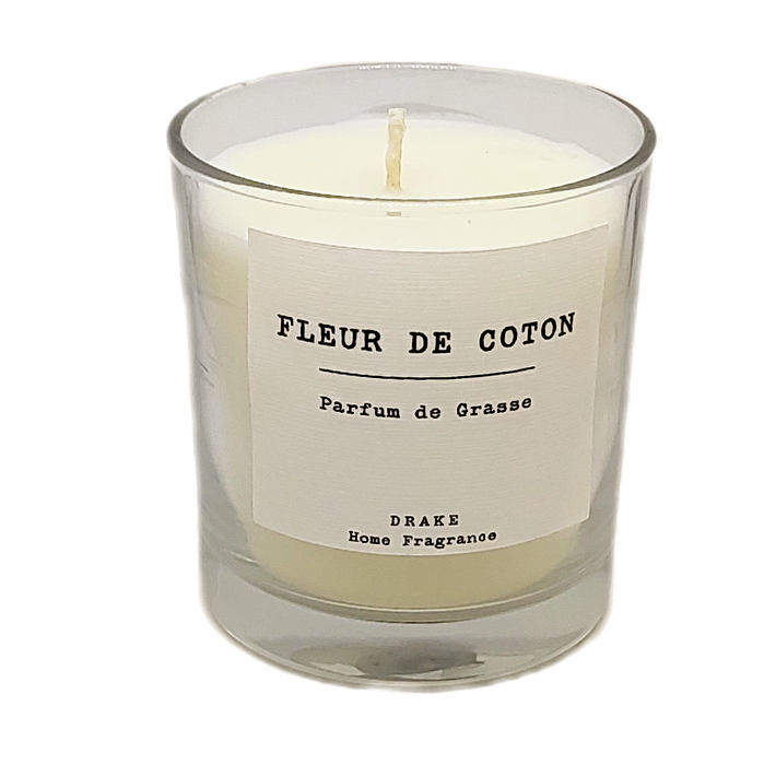 Bougie Parfumée Cire100% Végétale Fleur de coton