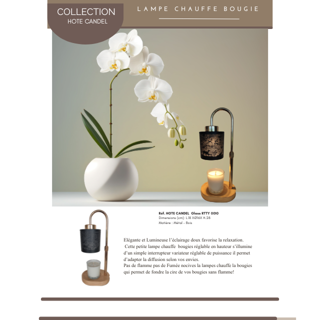 Lampe chauffe Bougies